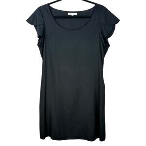 Eliot by Madewell Shift Dress Sz 10 Mini Tulip Short Sleeve Silk Cotton Classic